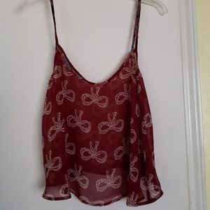 Maroon tank
